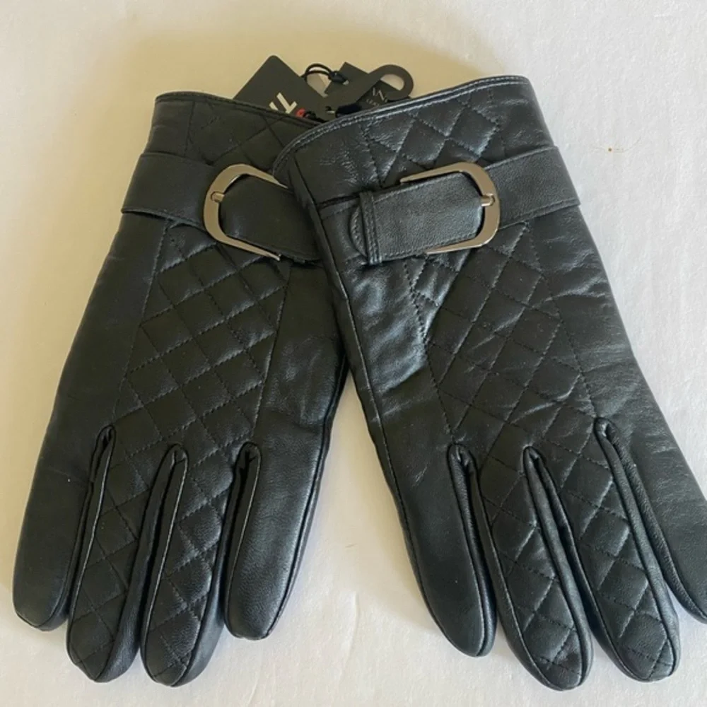 Lane Bryant 3M Thinsulate black quilted gloves, Sz. XL